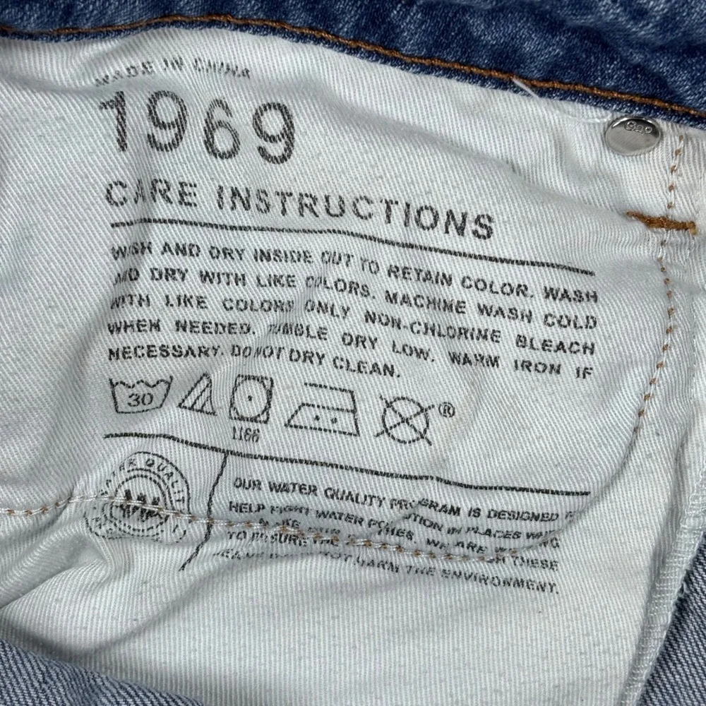 Gap 1969 Always Skinny Jeans Womens 29(Measure‎ 30) Blue Low Rise Studded